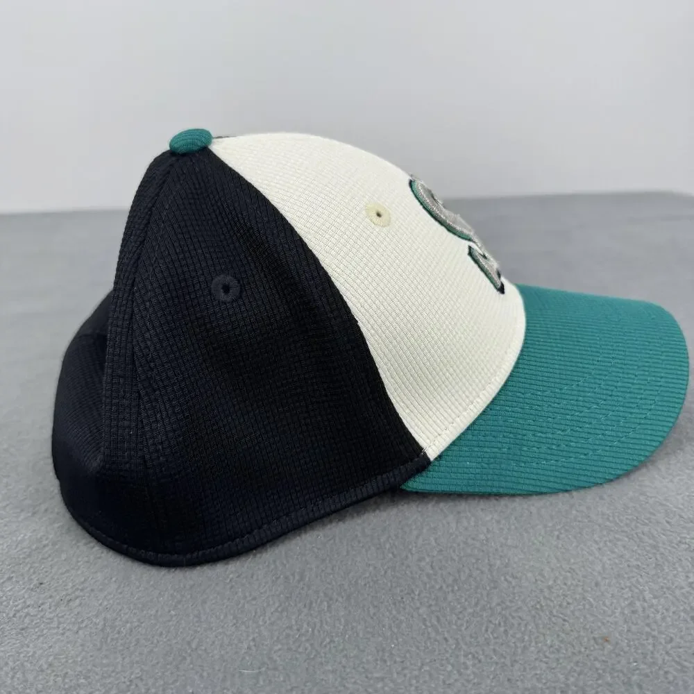 Seattle Mariners Hat Cap Stretch Fitted Youth Teal MLB Baseball 39THIRTY New Era